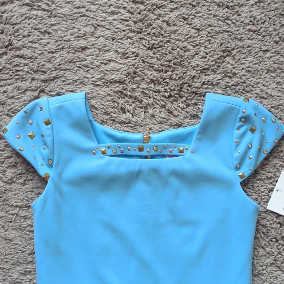 NWT Zoe LTD Juniors / Girls Blue Dress - Picture 2 of 10